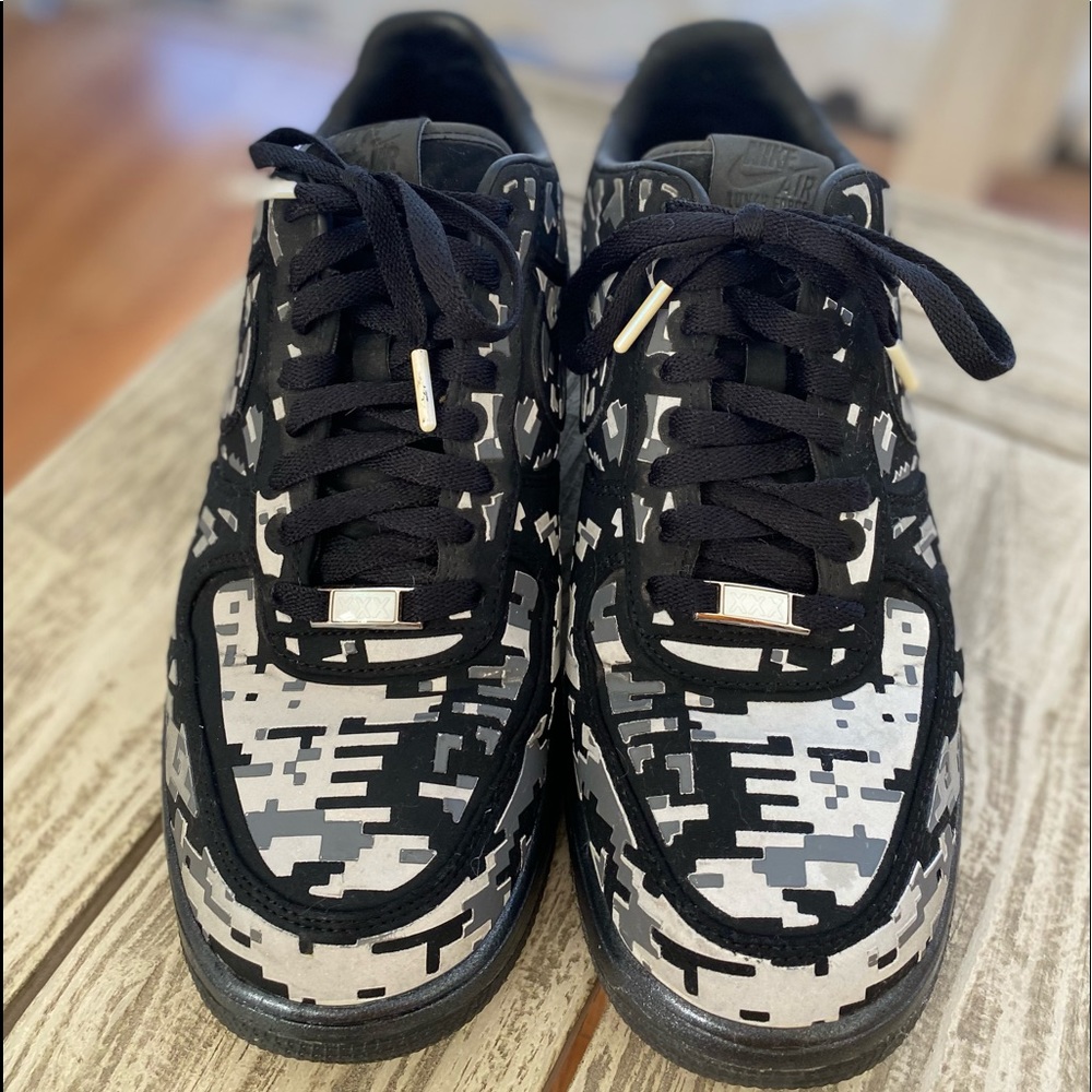 SIZE 10.5 LUNAR FORCE 1 DIGI NRG 'CAMO BLACK'